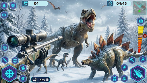 Dino Hunter Wild Shooting Game ekran görüntüsü