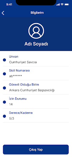 UYAP Mobil ekran görüntüsü