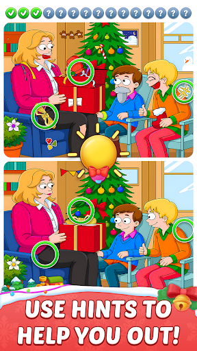 Christmas Find Differences ekran görüntüsü