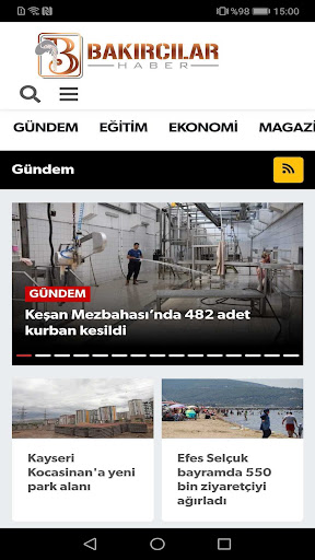 Bakırcılar Haber ekran görüntüsü
