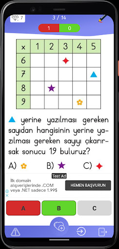 2. Sınıf Tüm Dersler Test Çöz ekran görüntüsü