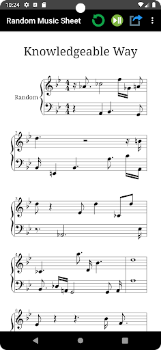 Random Music Sheet ekran görüntüsü