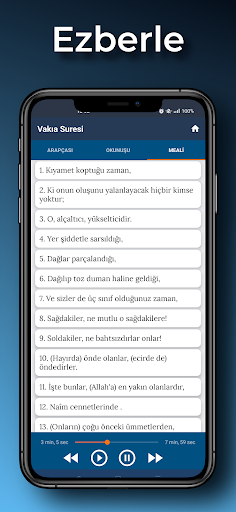 Vakıa Suresi Oku Dinle Ezberle ekran görüntüsü
