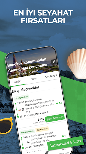 12Go Tren, Otobüs, Gemi, Uçuş ekran görüntüsü