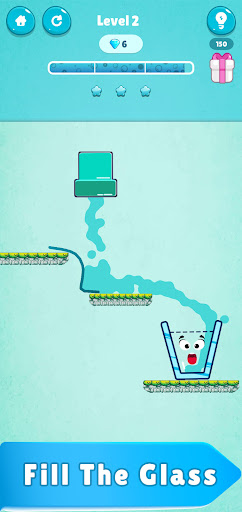 Fill the Glass - Puzzle Game ekran görüntüsü