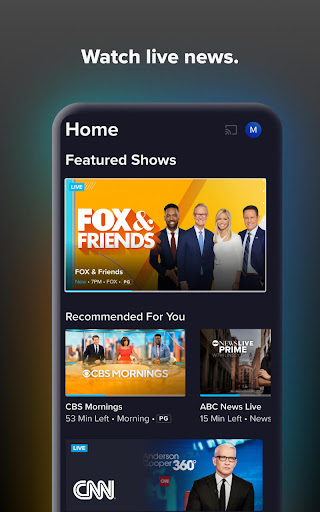 Sling: Live TV + Freestream ekran görüntüsü