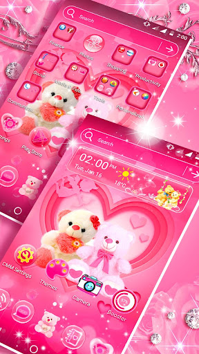 Love Bear Launcher Theme ekran görüntüsü