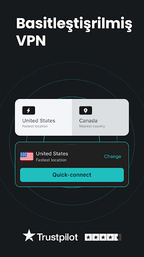 Surfshark: Güvenli VPN hizmeti ekran görüntüsü