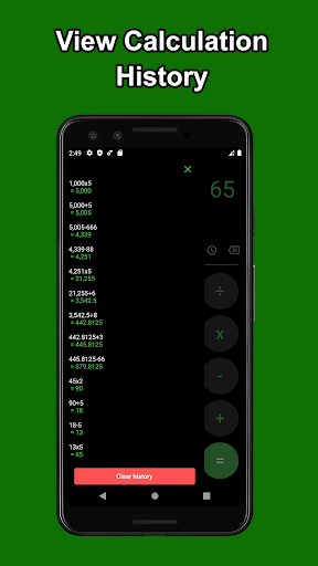 Simple Calculator - MathLite ekran görüntüsü