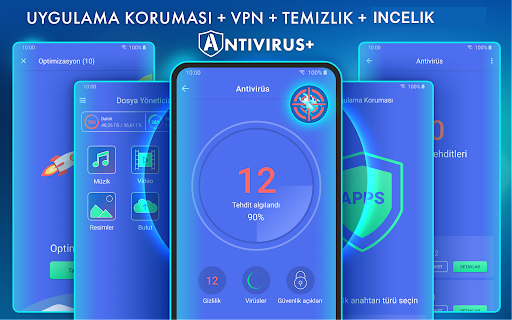 Antivirüs - Temizleyici,  VPN ekran görüntüsü