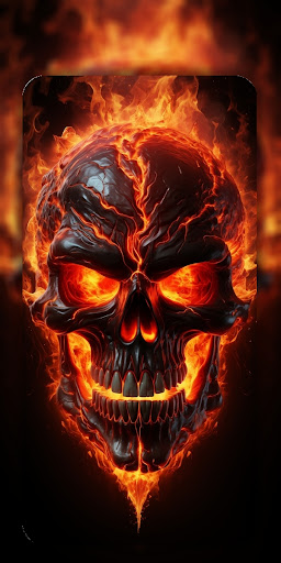 Cool Skull Wallpaper Live 4K ekran görüntüsü