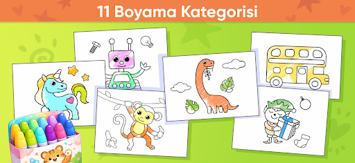 Çocuk Resim Boyama Oyunları 2+ ekran görüntüsü