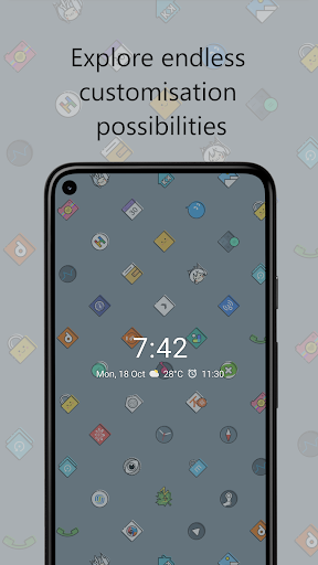 Scrolling Icons Live Wallpaper ekran görüntüsü