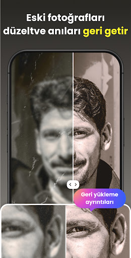 Fotoğraf Netleştirici: Enhance ekran görüntüsü