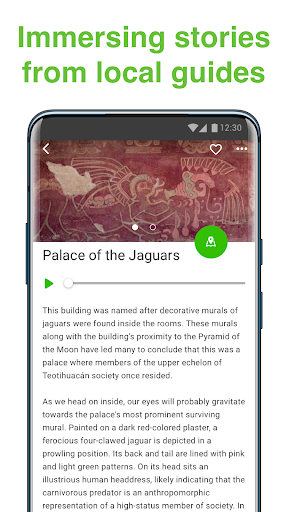 Teotihuacán SmartGuide ekran görüntüsü