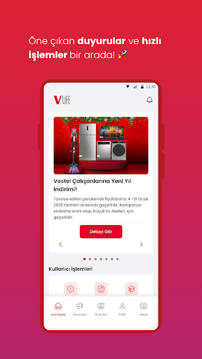 Vestel Life ekran görüntüsü