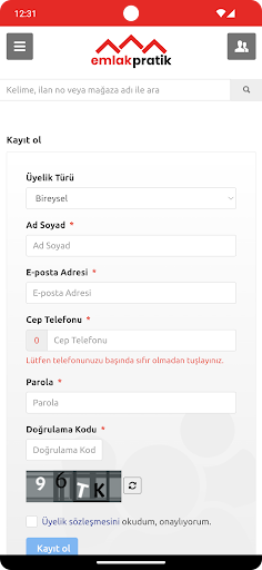 Emlak Pratik ekran görüntüsü