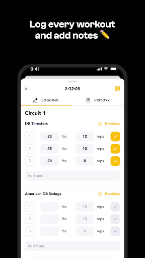Playbook: Workout, Fitness App ekran görüntüsü