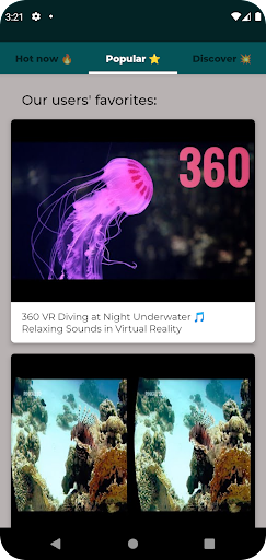 VR Okyanus Videoları ekran görüntüsü