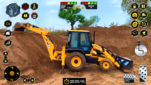 jcb ekskavatör simülatör games ekran görüntüsü