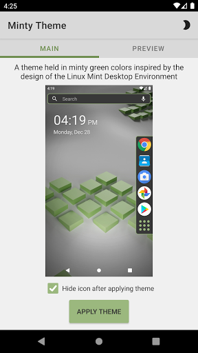 Minty Theme for Lynx Launcher ekran görüntüsü