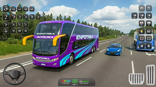 Highway Bus Driving Game 2026 ekran görüntüsü