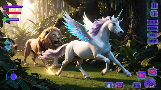 Uçan Tek Boynuzlu Pony Oyunum ekran görüntüsü