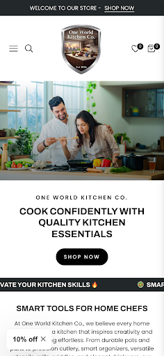 One World Kitchen Co ekran görüntüsü