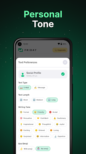 Friday: AI E-mail Assistant ekran görüntüsü