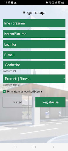PROMETEJ fitness ekran görüntüsü