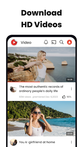 HD Video ve Müzik İndirici ekran görüntüsü