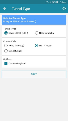 HTTP Injector Lite (SSH/Proxy) ekran görüntüsü