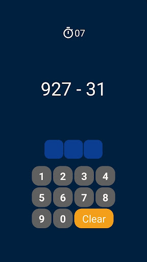 Matematik Oyunları: Sınav ekran görüntüsü