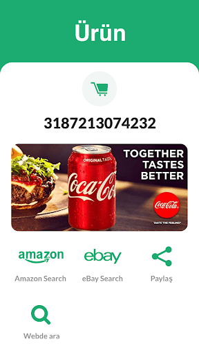 QR Kodu Okuyucu ve Tarayıcı ekran görüntüsü