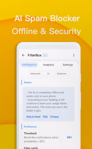FilterBox Notification Manager ekran görüntüsü