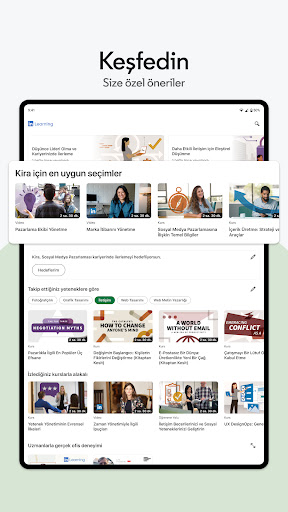LinkedIn Learning ekran görüntüsü
