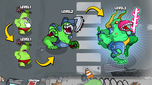 Merge Fight: Grim & Zombie War ekran görüntüsü