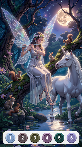 Dark Fairytale Color by Number ekran görüntüsü