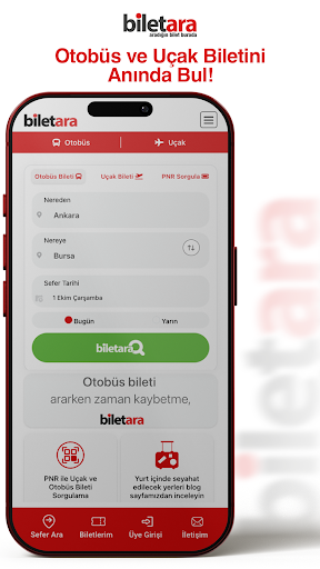 Biletara ekran görüntüsü