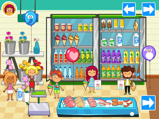 My Pretend Grocery Store Games ekran görüntüsü