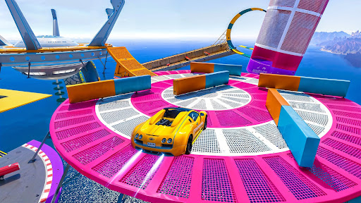 Big Ramp Jump - Super Car Race ekran görüntüsü