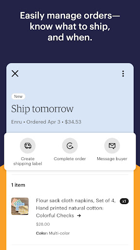 Etsy Seller: Manage Your Shop ekran görüntüsü