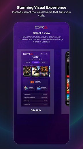 ORA IPTV Player ekran görüntüsü