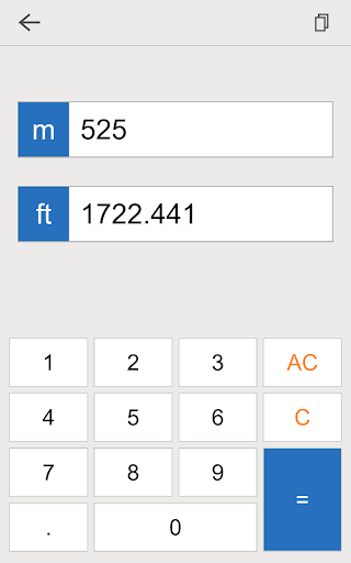 meters feet converter pro ekran görüntüsü