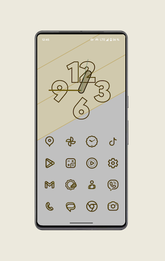 PixLinear Dark Icon Pack ekran görüntüsü