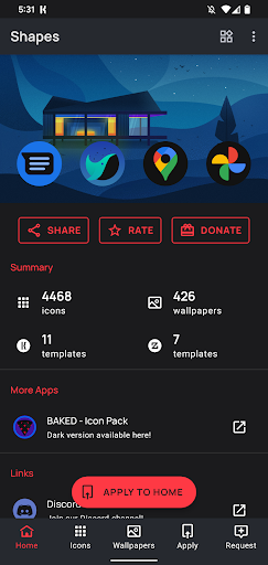 SHAPES - Adaptive Icon Pack ekran görüntüsü