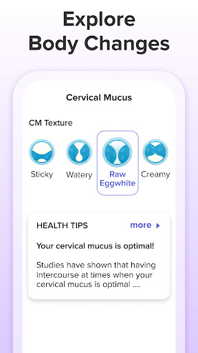 Period Tracker App | Eve Glow ekran görüntüsü