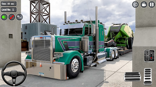 US Truck Driving Cargo Game 3D ekran görüntüsü
