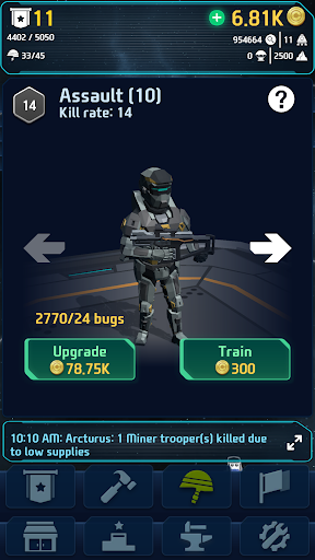 Starship Divers: Idle Bugs ekran görüntüsü