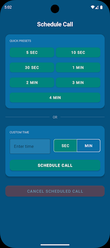 Fake Incoming Call Prank ekran görüntüsü